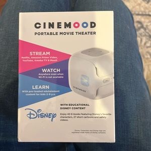 Cinemood portable movie theater never used still in sealed box